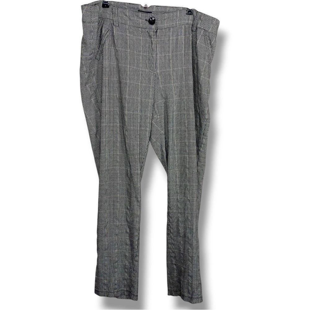 Size 14 Soho Houndstooth Dress Pants Straight Leg
Stretch Academia Black White